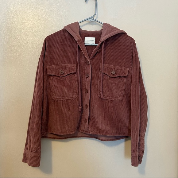 American Eagle Outfitters Women's Cropped Corduroy Jacket - Picture 3 of 9